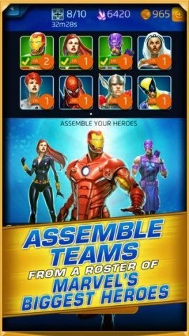 ICS Marvel Puzzle Quest personages