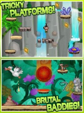 ICS Pocket God Ooga Jump screenshot