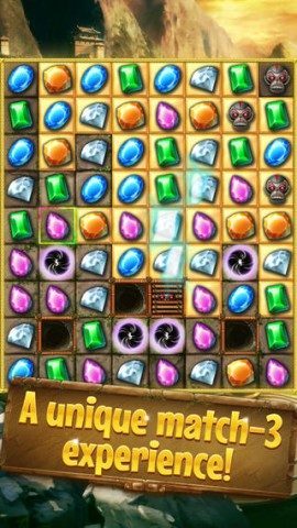 Jewel Quest zwarte gaten iPhone