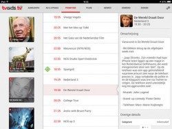 TVGids.tv 2.0 iPad header