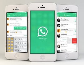 WhatsApp iOS 7 concept teaser