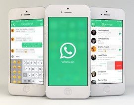 WhatsApp iOS 7 concept teaser