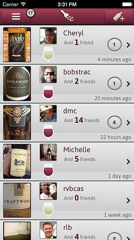 Wine with Friends overzicht wijnen