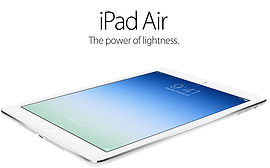 iPad Air promo