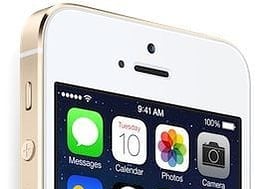 iPhone 5s goud spotlight