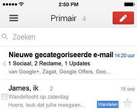 Gmail iOS 7 1