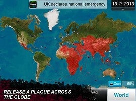 ICS Plague Inc nieuwe scenario's iOS
