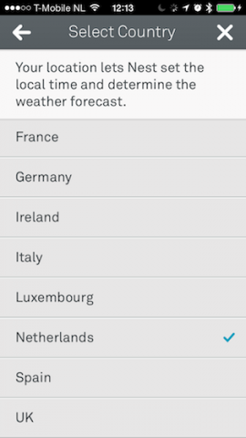 Nest Nederland postcode app