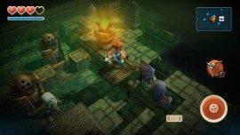 Oceanhorn tempel met beelden