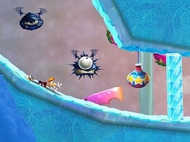 Rayman Fiesta Run ijsglijden iOS