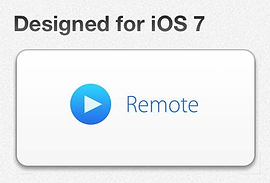 iOS 7 remote-app Apple