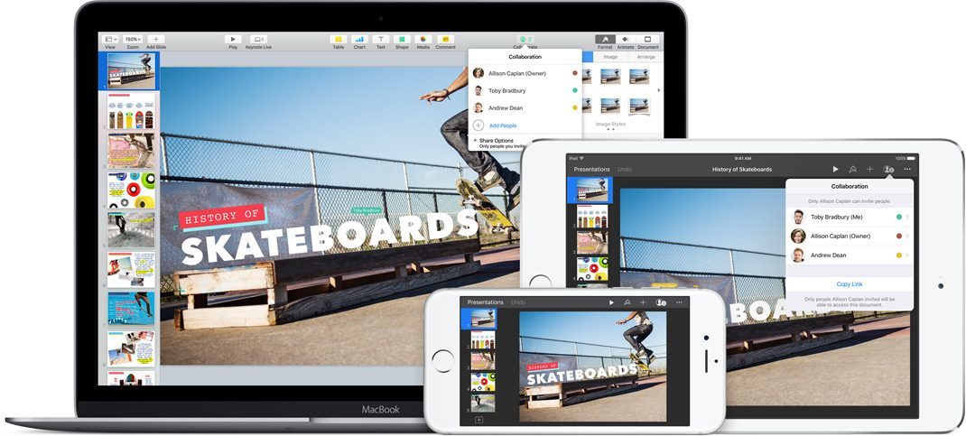 Keynote Mac en iOS