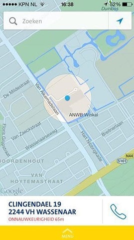 ANWB Wegenwacht 2.0 kaart