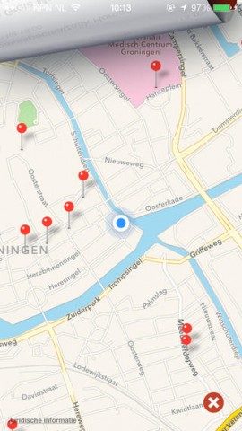 Cigarette locaties op kaart sigaretten kopen iPhone