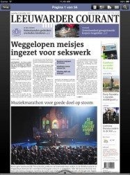 LC Krant voorpagina staand