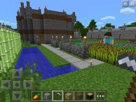 Minecraft Pocket Edition klein screen