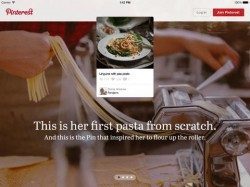 Pinterest iPad nieuw introscherm