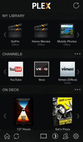 Plex iPhone bibliotheek iOS 7