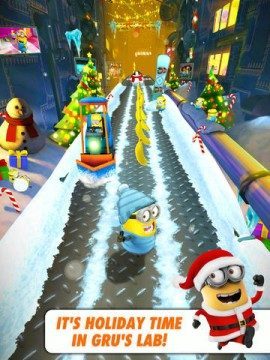 Verschrikkelijke Ikke Minion Rush sneeuw iPad iPhone