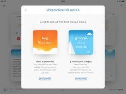 Weeronline HD iPad nieuwe pakketten