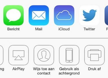 airprint afdrukken optie