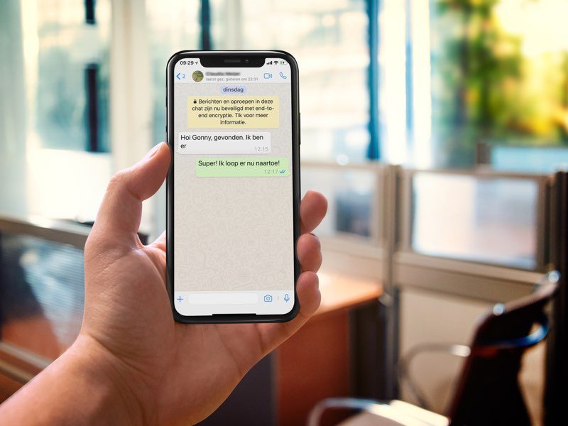 WhatsApp tekstgrootte