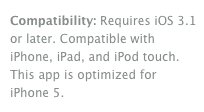 App Store 3.1 of hoger