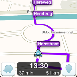 Beste navigatie-apps iPhone Waze