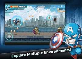 ICS Marvel Run Jump Smash springen iOS