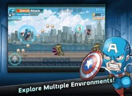 ICS Marvel Run Jump Smash springen iOS