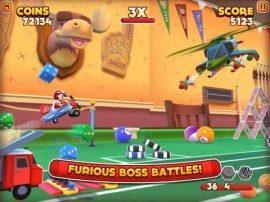 Joe Danger Infinity iPad boss battle