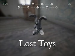 Lost Toys iPad konijn knutselen menu
