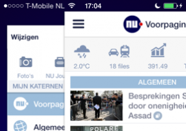 NU.nl 4.0 iPhone iPad vernieuwd