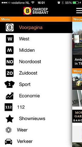Omroep Brabant iPhone regio-app
