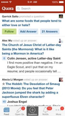 Quora vraag antwoord iPhone