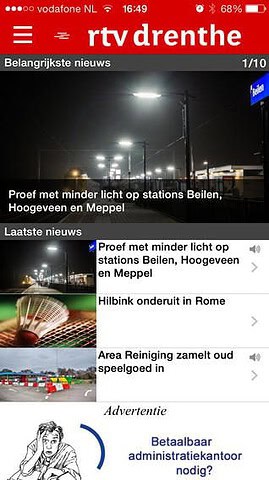 RTV Drenthe iPhone-app