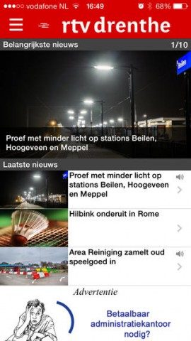 RTV Drenthe iPhone-app