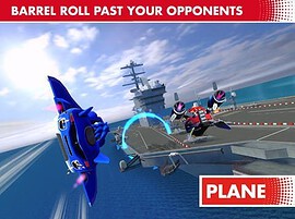 Sonic All-Stars Racing iPad vliegen