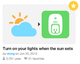 WeMo IFTTT