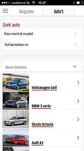AutoWeek.nl database automodellen