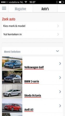 AutoWeek.nl database automodellen