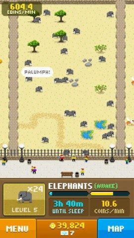 Disco Zoo olifanten houden