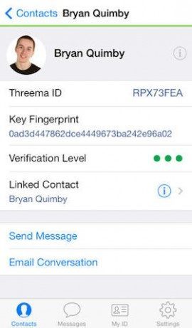 Threema user ID