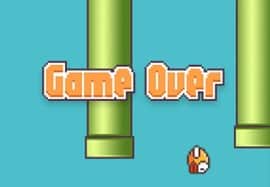 Flappy Bird game over