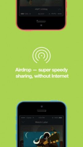Deel Vimeo-video's via AirDrop