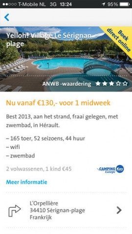 ANWB Kamperen informatiepagina camping