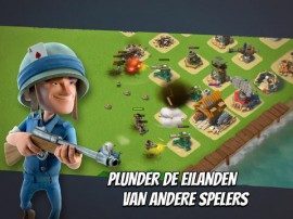 Boom Beach militairen aan land