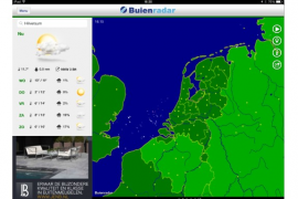 Buienradar iPad in tweëen