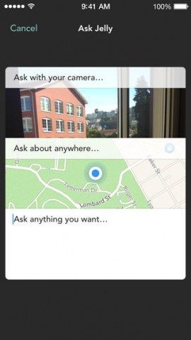 Jelly locatie vragen iPhone