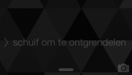 Ontgrendelscherm iOS 7